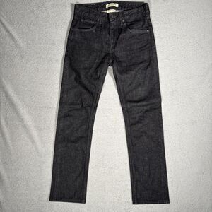 Levi’s Made And Crafted Jeans Tack Slim Men’s Size 29x34 Black Northern Lights